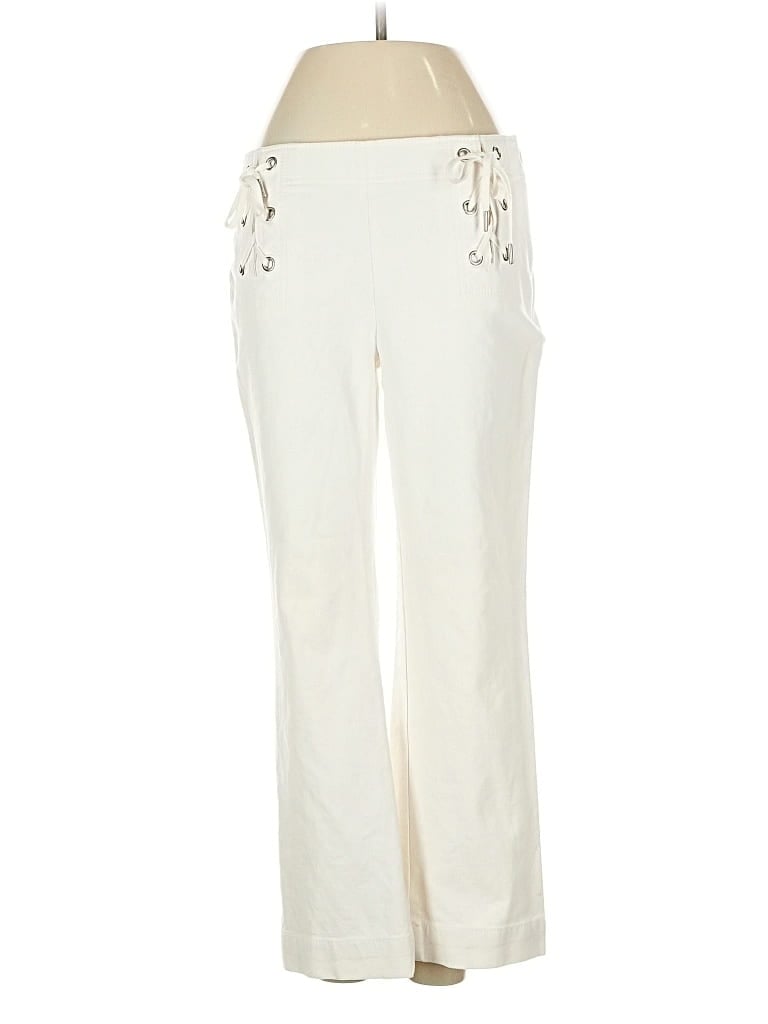 Pre-owned Ann Taylor Casual Pants In White