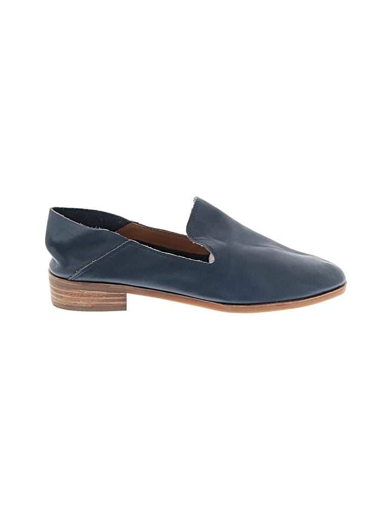 Pre-owned Lucky Brand Flats In Blue