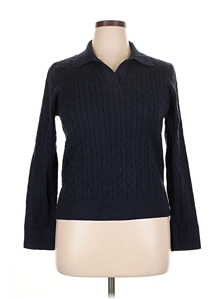 Pre-owned Unbranded Pullover Sweater In Blue