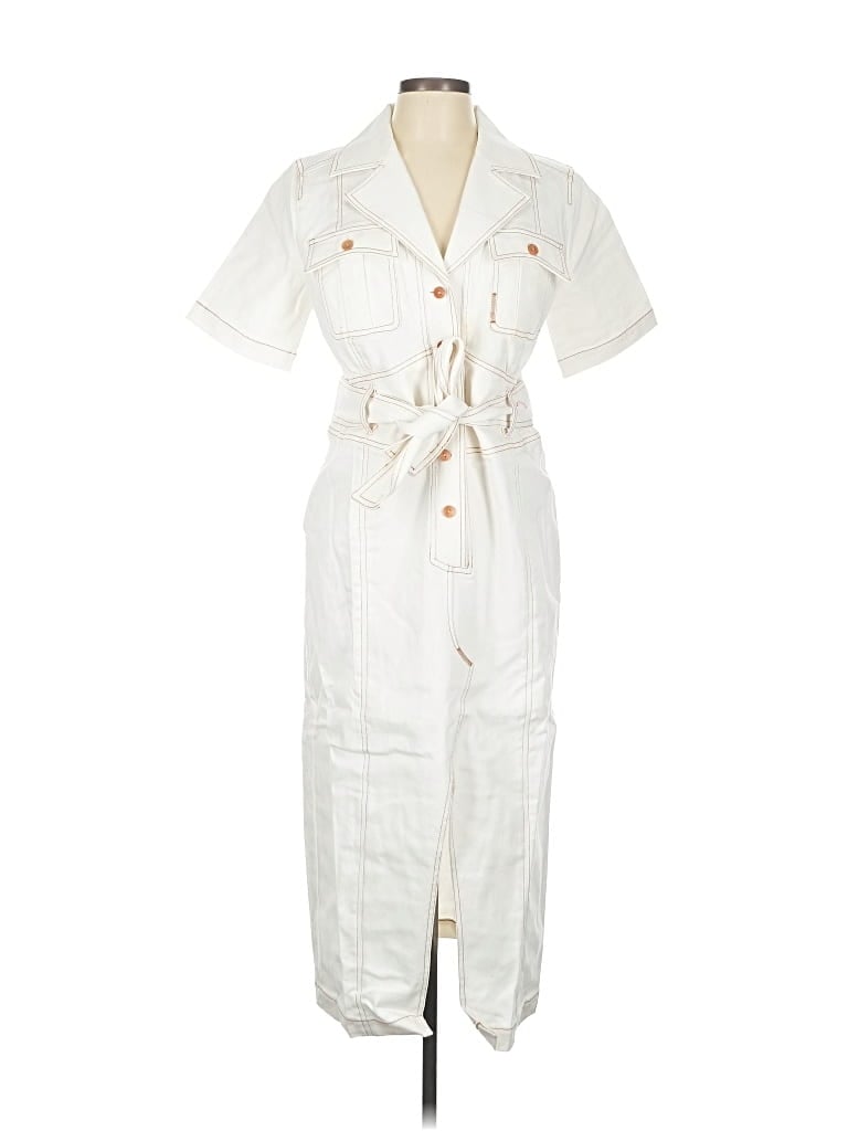 Pre-owned Significant Other Casual Dress In White
