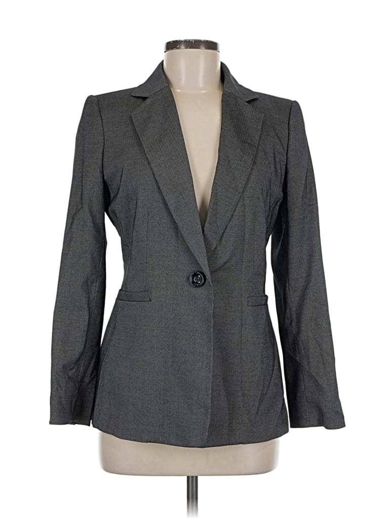 Pre-owned Tahari By Asl Blazer Jacket In Gray