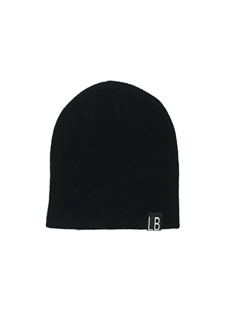 Pre-owned Assorted Brands Beanie Hat In Black