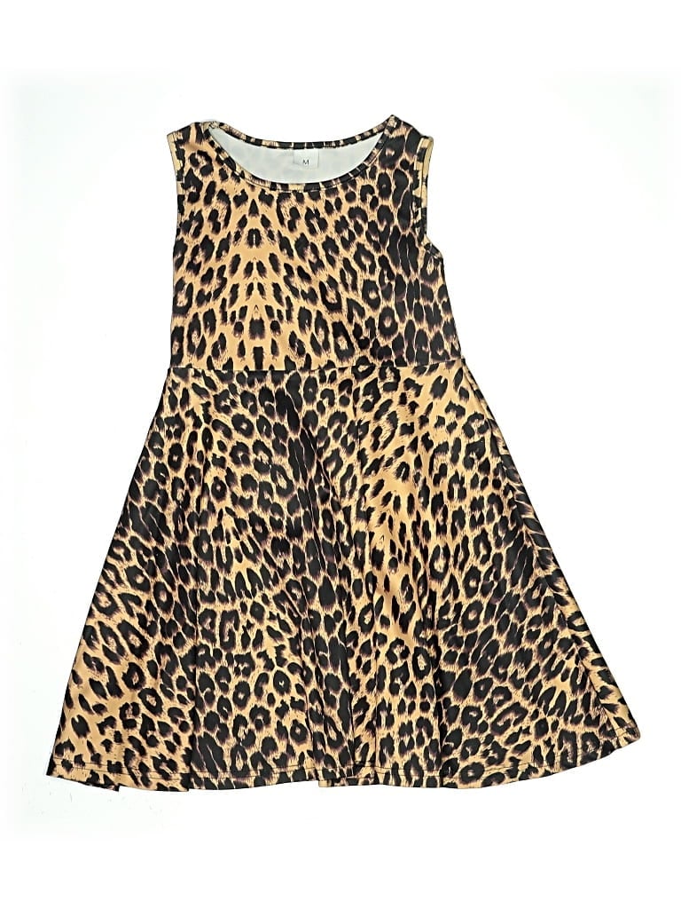 Pre-owned Unbranded Kids' Dress In Brown