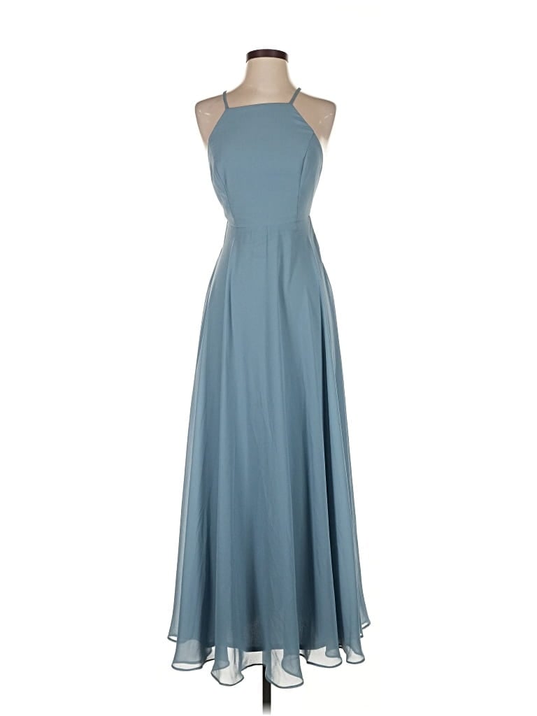 Pre-owned Lulus Cocktail Dress In Blue