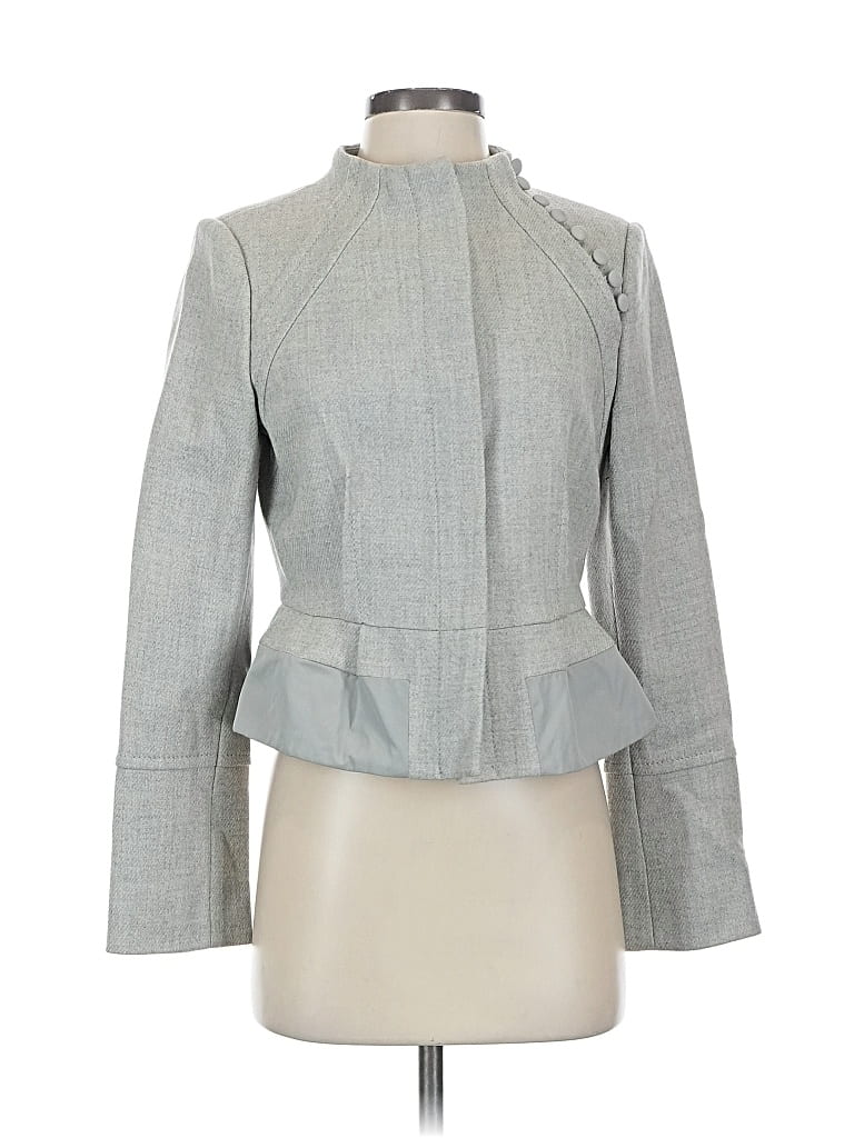 Pre-owned Bcbgmaxazria Jacket In Gray