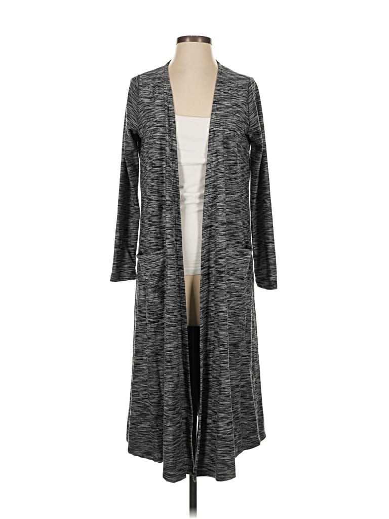 Pre-owned Lularoe Cardigan Sweater In Gray