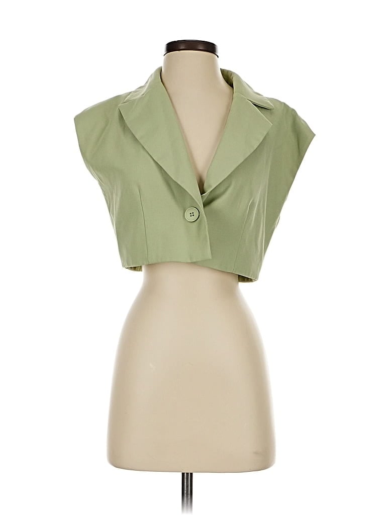 Pre-owned Vici Cardigan Sweater In Green