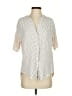 Porridge Polka Dots Ivory Short Sleeve Blouse Size Sm (1) - photo 1