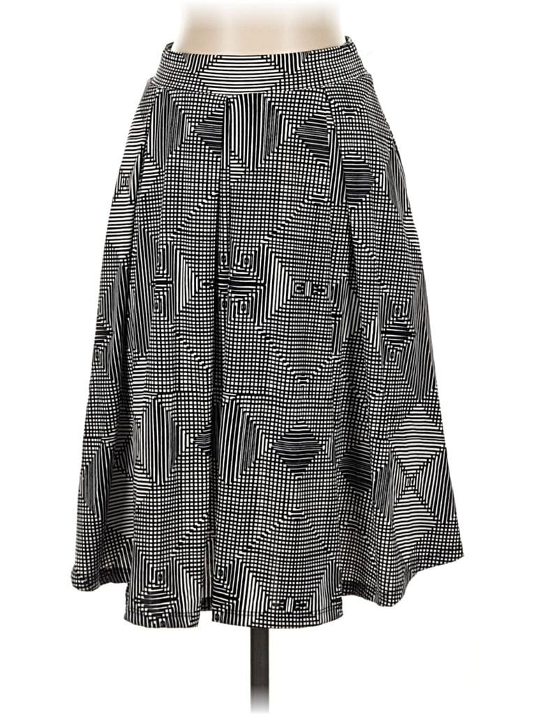 Pre-owned Lularoe Casual Skirt In Gray