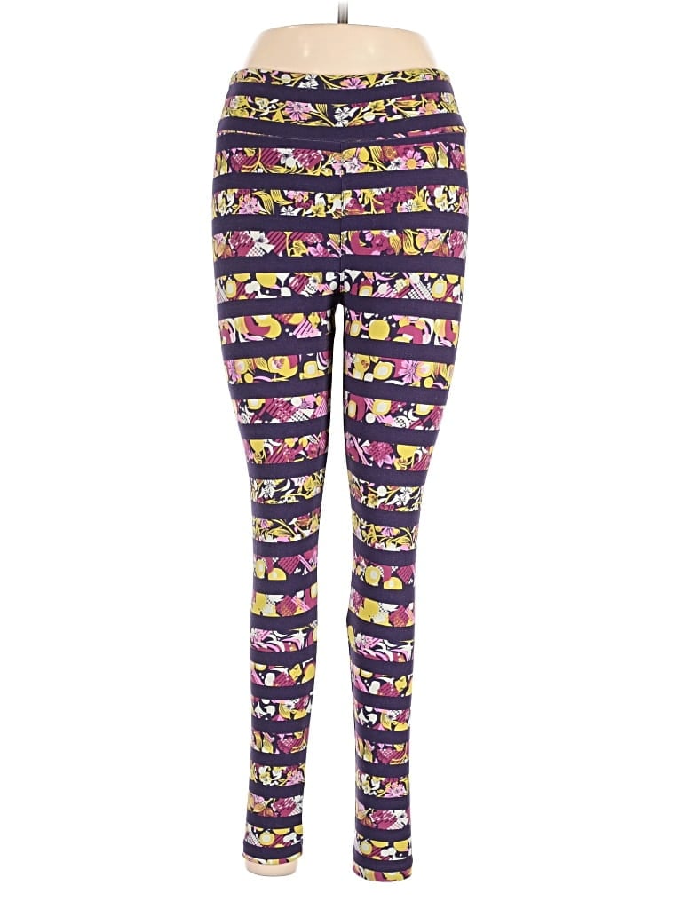 Pre-owned Lularoe Leggings In Purple