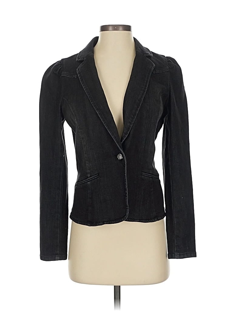 Pre-owned Inc International Concepts Blazer Jacket In Black