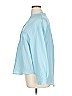 Shein Curve 100% Polyester Blue Long Sleeve Blouse Size 1X - photo 5