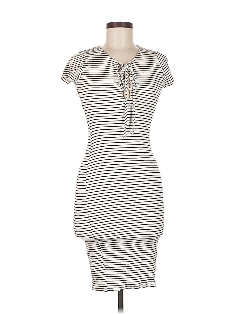Pre-owned Sans Souci Casual Dress In Gray