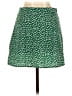 Shein 100% Angora Polka Dots Green Wool Skirt Size M - photo 2