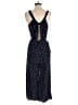 Ann Taylor LOFT 100% Rayon Polka Dots Blue Jumpsuit Size 4 - photo 2