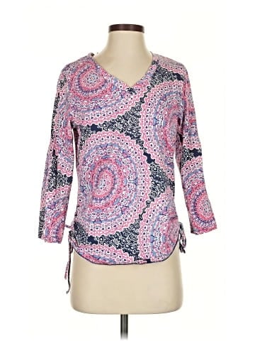 Caribbean Joe 3/4 Sleeve Blouse (view 1)