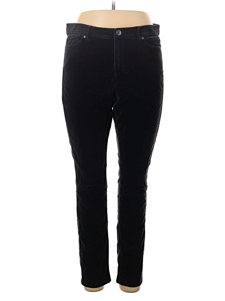 Pre-owned Jjill Casual Pants In Black