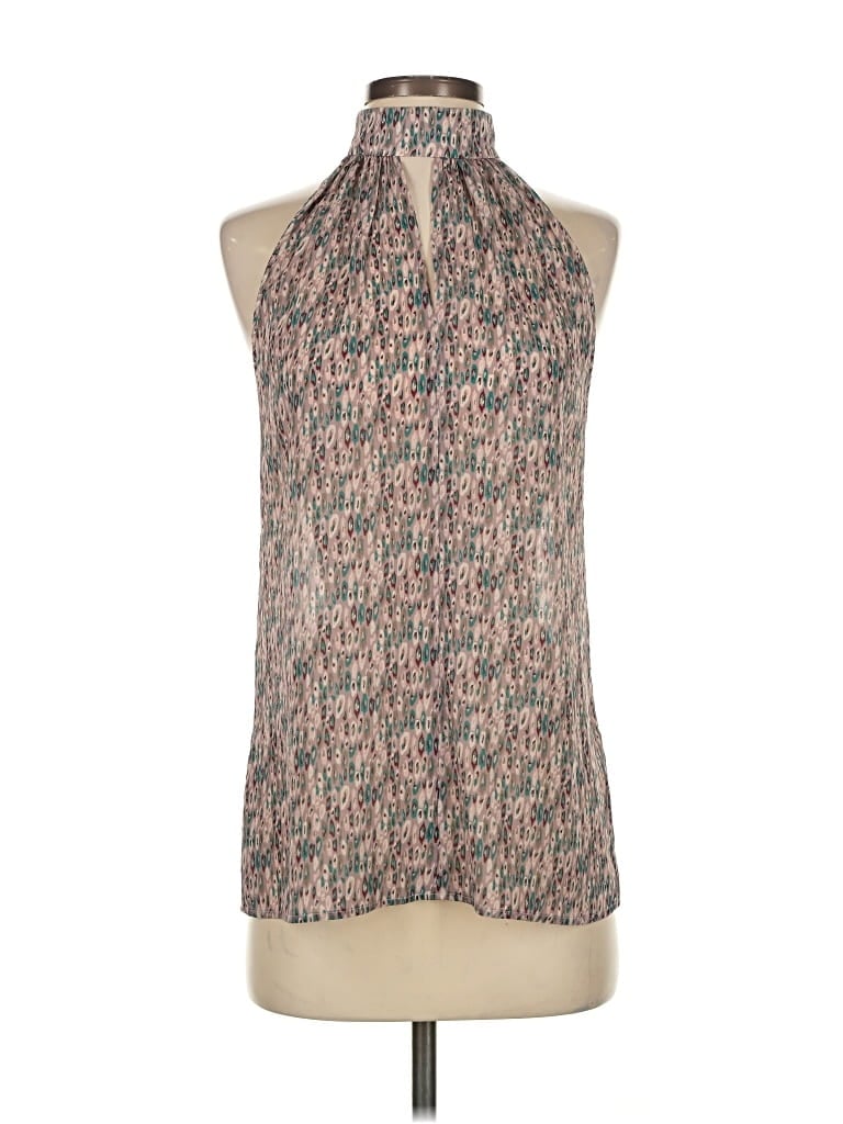 Pre-owned E3 By Etcetera Sleeveless Blouse In Gray