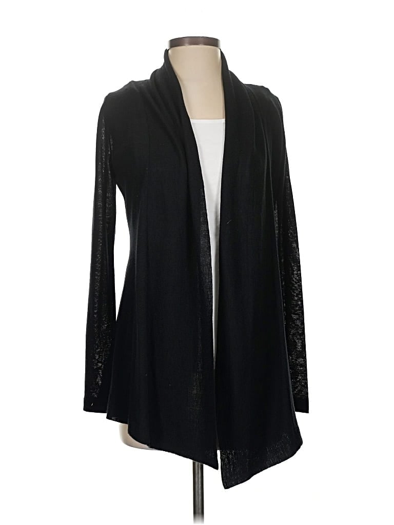 Pre-owned Eddie Bauer Cardigan Sweater In Black