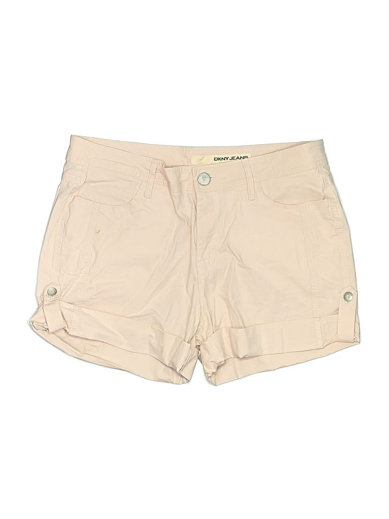 Pre-owned Dkny Jeans Khaki Shorts In Brown