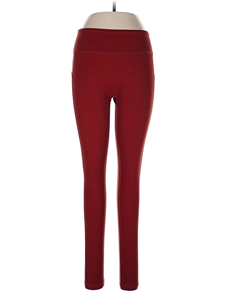 Pre-owned Curves N Combatboots Active Pants In Burgundy