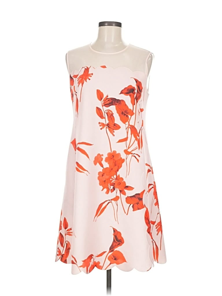 Pre-owned Ted Baker Cocktail Dress In Orange