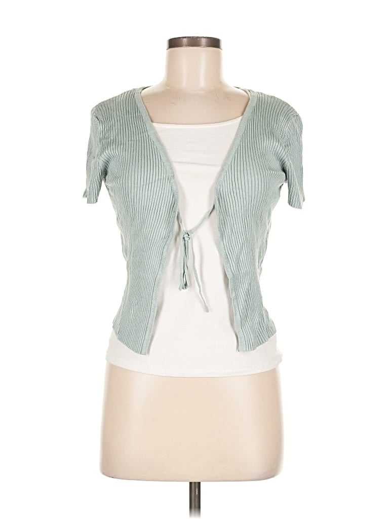 Pre-owned Rue21 Cardigan Sweater In Green