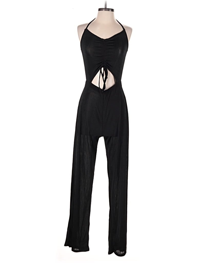 Pre-owned No Comment Jumpsuit In Black