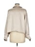 Drew 100% Polyester Metallic Tan Long Sleeve Blouse Size M - photo 2