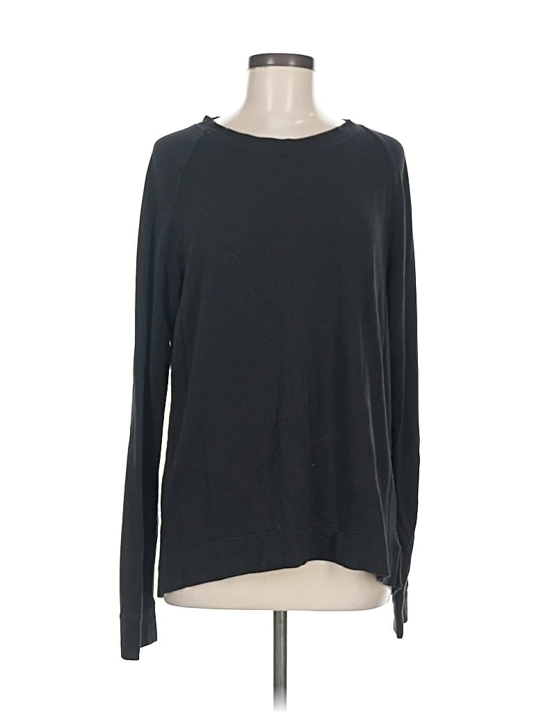 Pre-owned Lou & Grey For Loft Pullover Sweater In Black
