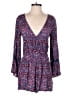 American Eagle Outfitters 100% Viscose Paisley Purple Romper Size XS - photo 1