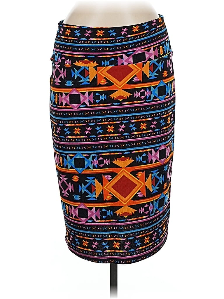 Pre-owned Lularoe Casual Skirt In Black