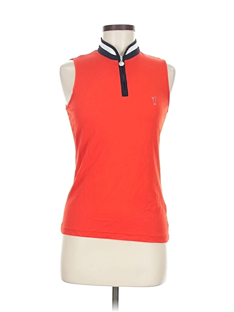 Pre-owned Golfino Sleeveless T-shirt In Orange