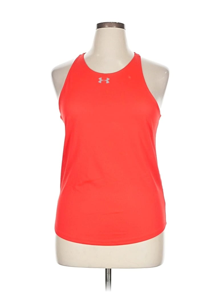 Pre-owned Under Armour Active Tank Top In Red