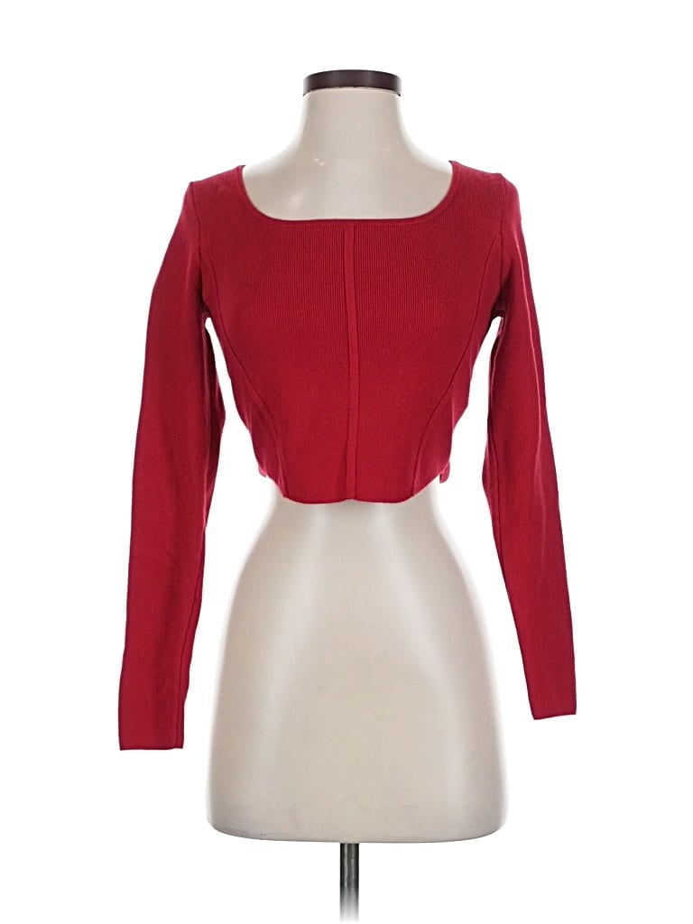 Pre-owned House Of Harlow 1960 Cardigan Sweater In Red