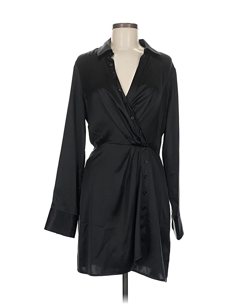 Pre-owned Reformation Casual Dress In Black