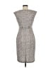 Connected Apparel 100% Polyester Animal Print Gray Cocktail Dress Size 6 - photo 2
