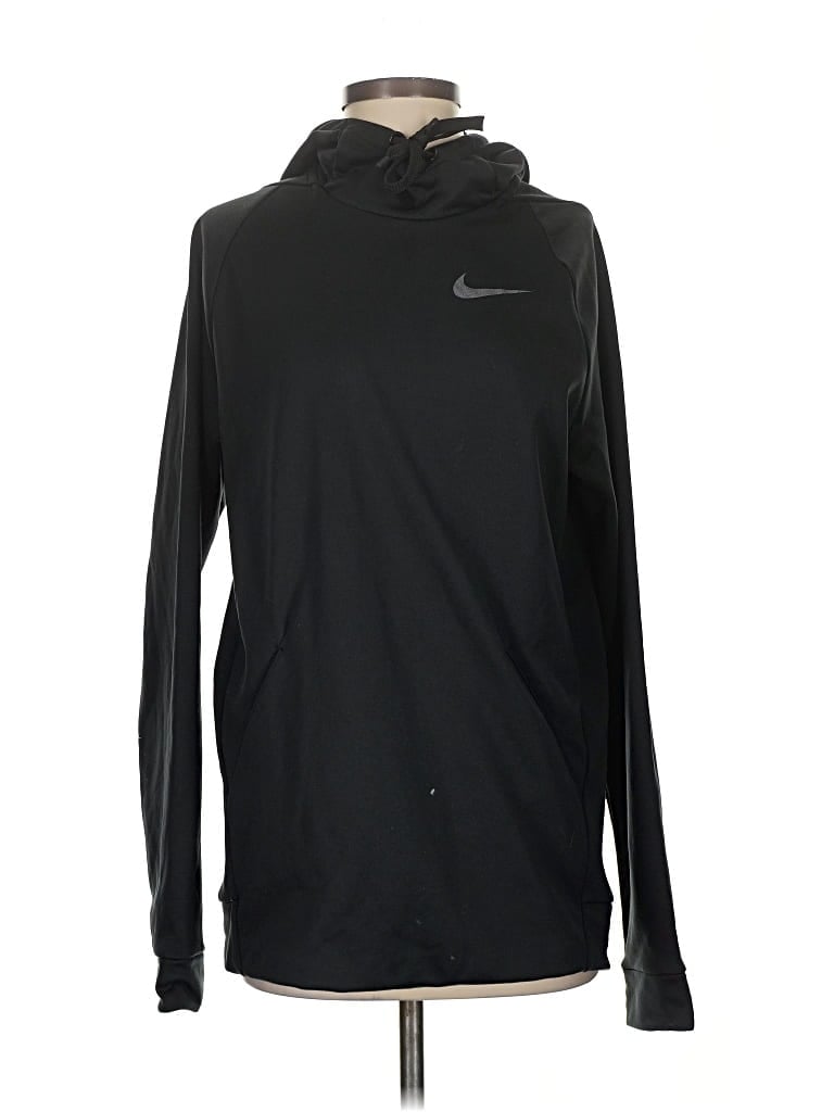 Pre-owned Nike Pullover Hoodie In Black