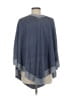 Splendid Blue Poncho Size Med - Lg - photo 2