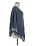 Splendid Blue Poncho Size Med - Lg - photo 4