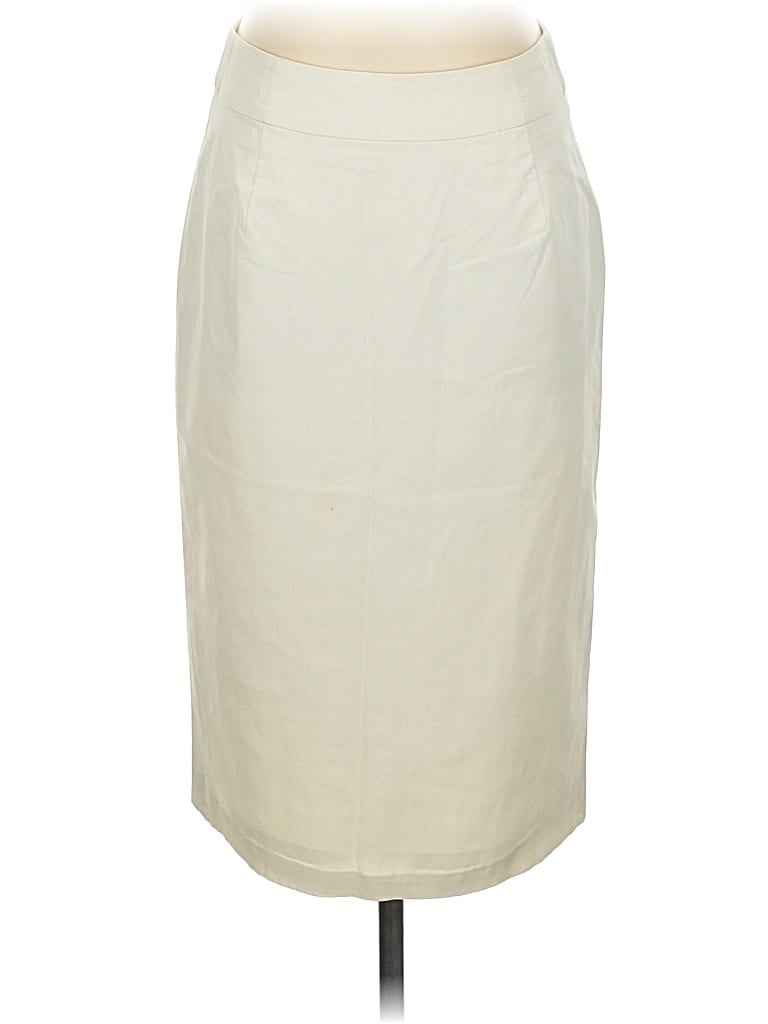 Pre-owned Doncaster Collection Formal Skirt In White