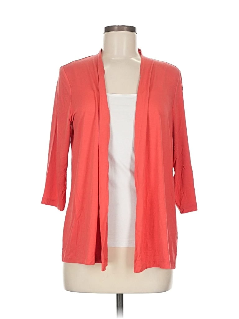 Pre-owned Jjill Cardigan Sweater In Orange