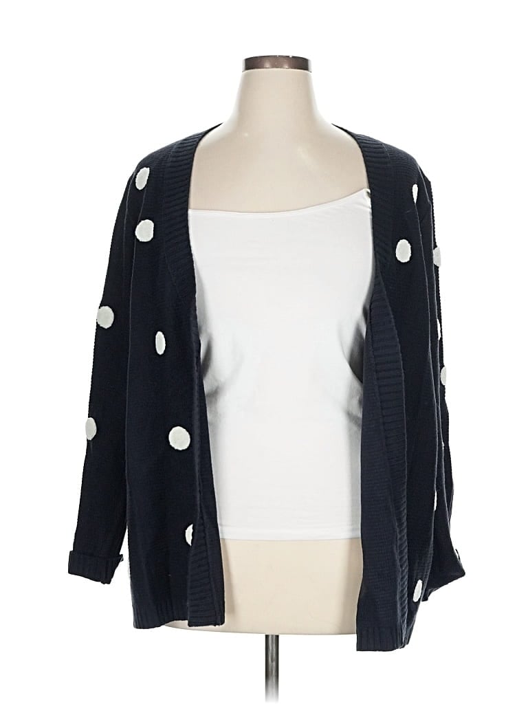 Pre-owned Honey Punch Cardigan Sweater In Blue