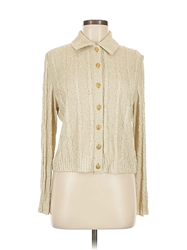 Pre-owned St. John Collection By Marie Gray Jacket In White