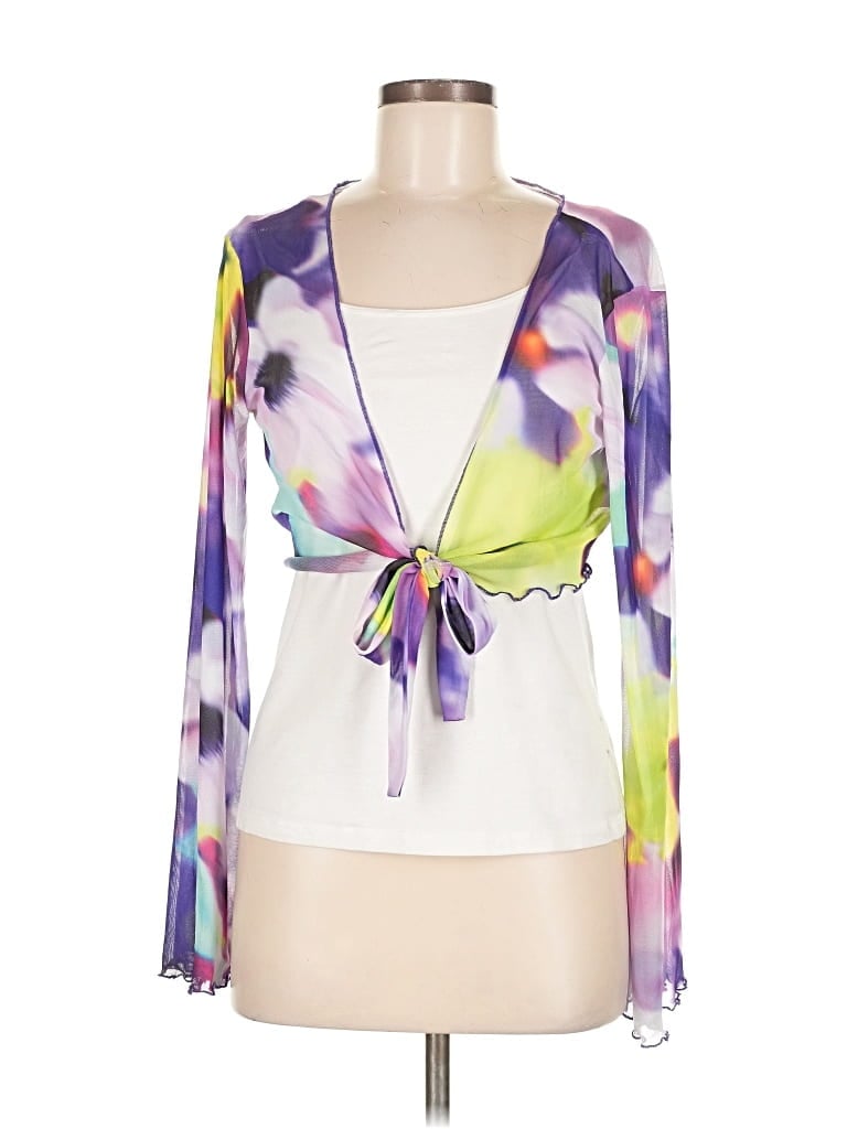 Pre-owned H&m Kimono In Purple