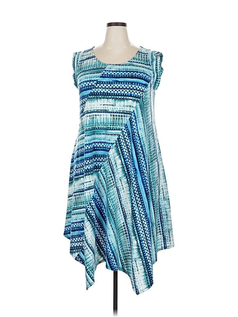 Pre-owned John Paul Richard Casual Dress In Blue