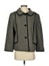 DD Collection 100% Silk Tweed Gray Tan Coat Size 00 - photo 1
