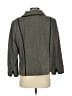 DD Collection 100% Silk Tweed Gray Tan Coat Size 00 - photo 2