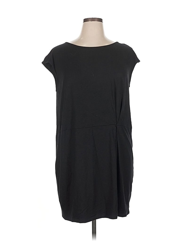 Pre-owned Eileen Fisher Casual Dress In Black