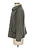 DD Collection 100% Silk Tweed Gray Tan Coat Size 00 - photo 5